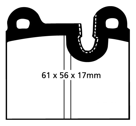 EBC Blackstuff Bremsbeläge hinten