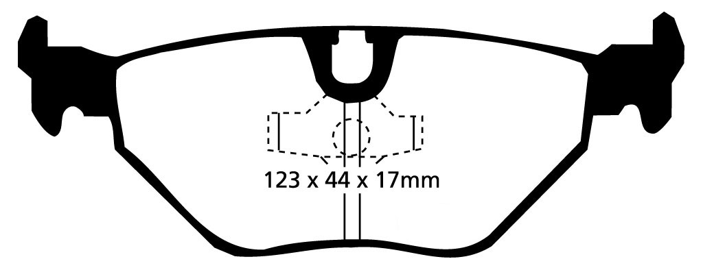 EBC Bluestuff NDX Rennbremsbeläge hinten