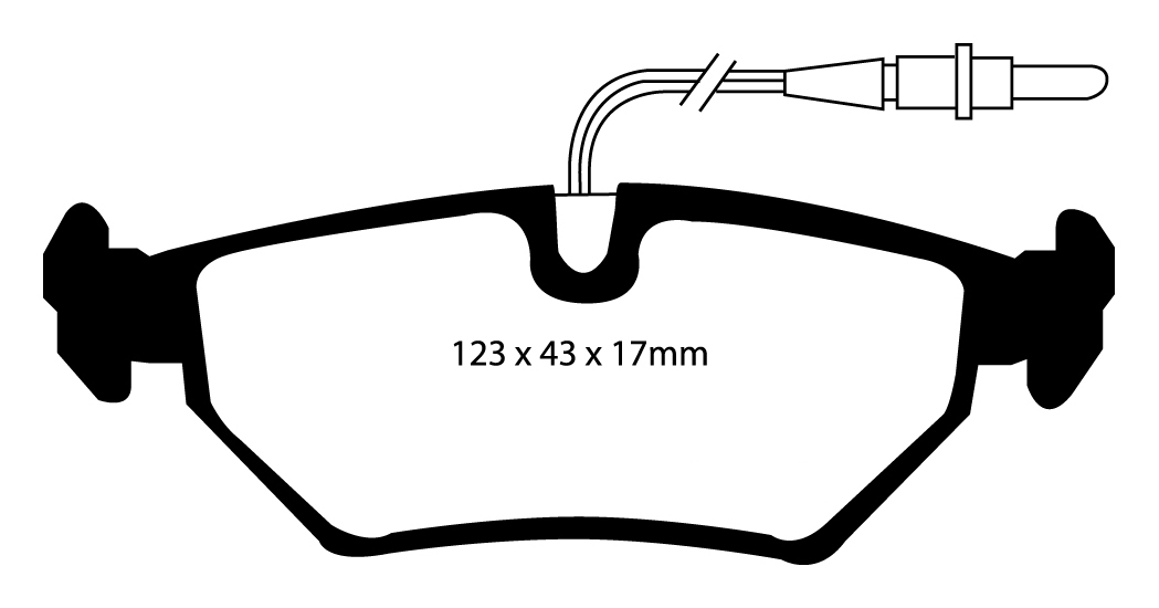 A1040 EBC Blackstuff Bremsbeläge hinten