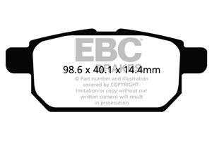 EBC Blackstuff Bremsbeläge hinten
