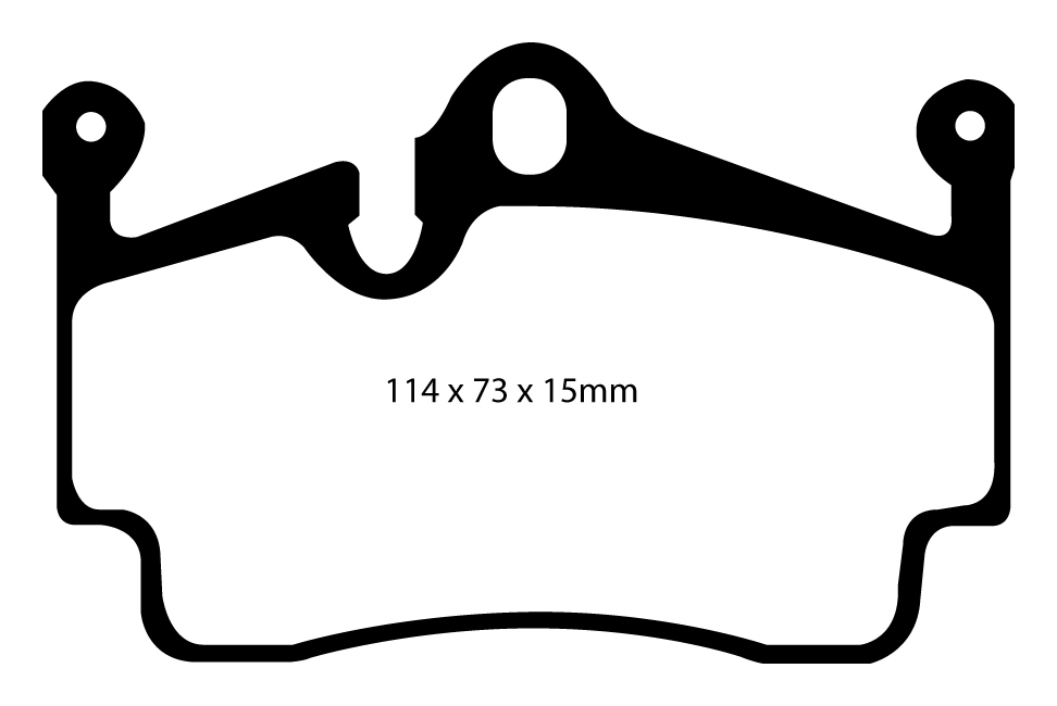 EBC Rennbremsbeläge RP-X hinten