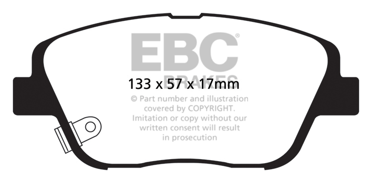 A1864 EBC Greenstuff Bremsbeläge vorne