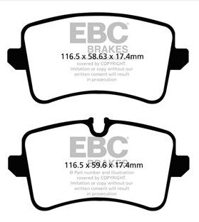 A2082 EBC Bluestuff NDX Rennbremsbeläge hinten