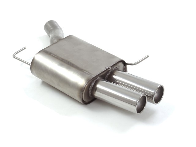 Ragazzon Endschalldämpfer 2x 80mm rund versetzt