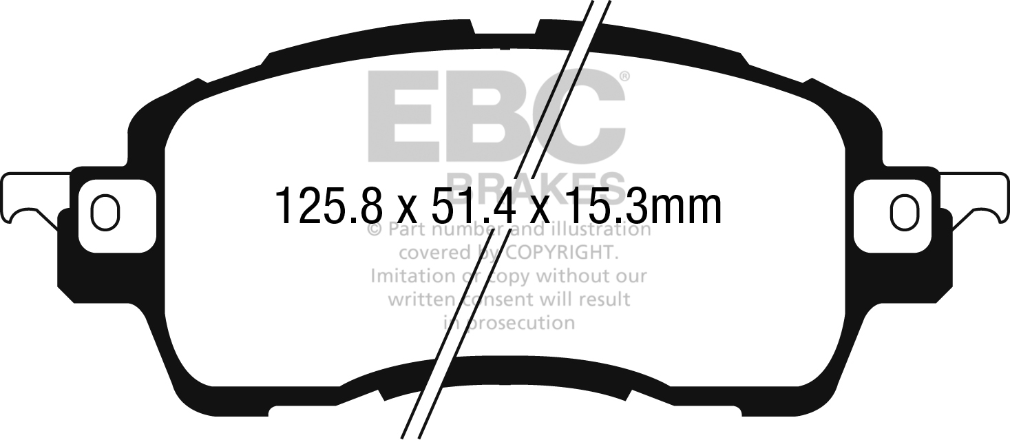 EBC Blackstuff Bremsbeläge vorne