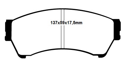 EBC Blackstuff Brake pads front