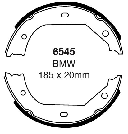 EBC Premium Hand brake shoes