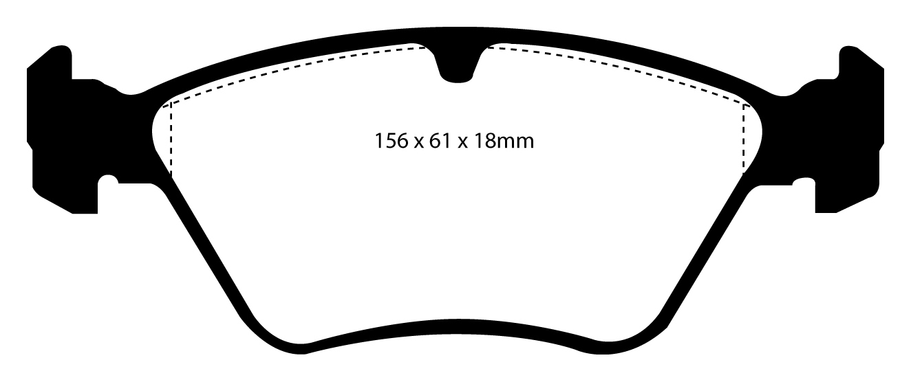 EBC Redstuff Brake pads front