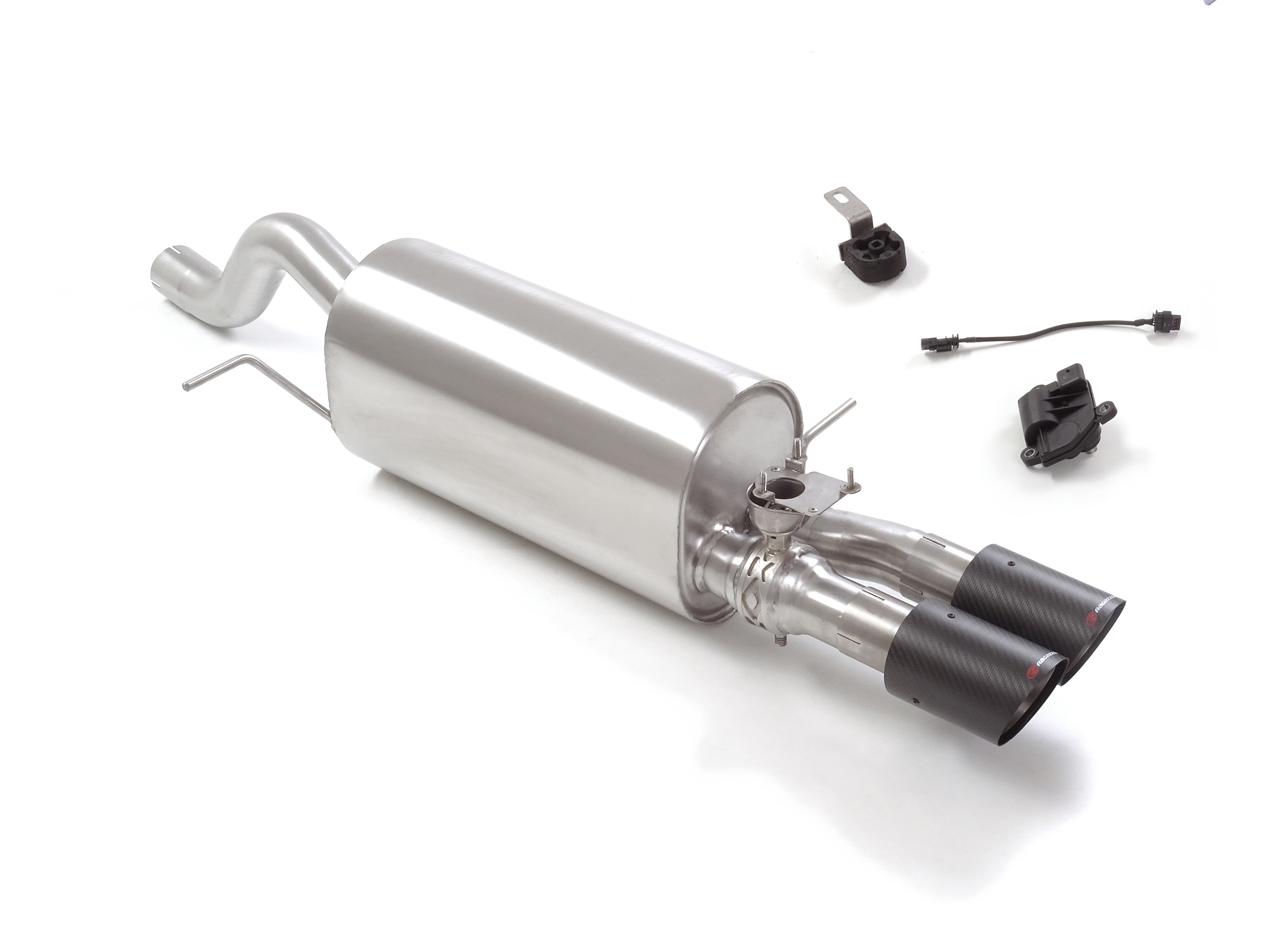 Ragazzon Endschalldämpfer 2x 90mm rund Sport Line    