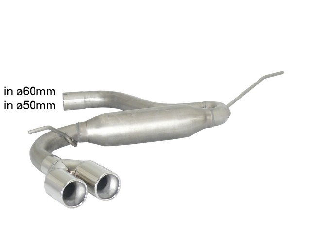Ragazzon Endschalldämpfer 2x 80mm rund versetzt