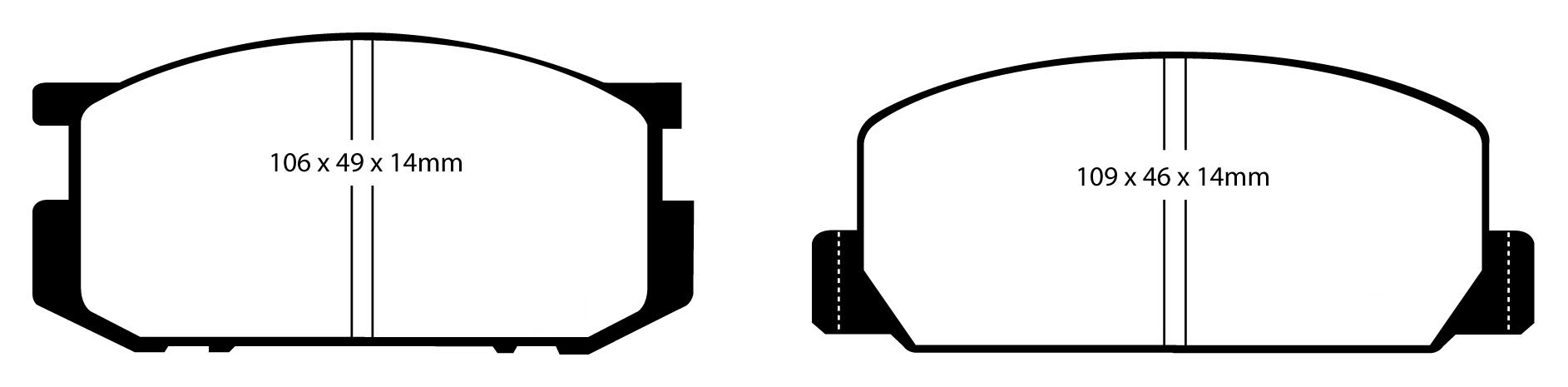 A0402 EBC Blackstuff Brake pads front