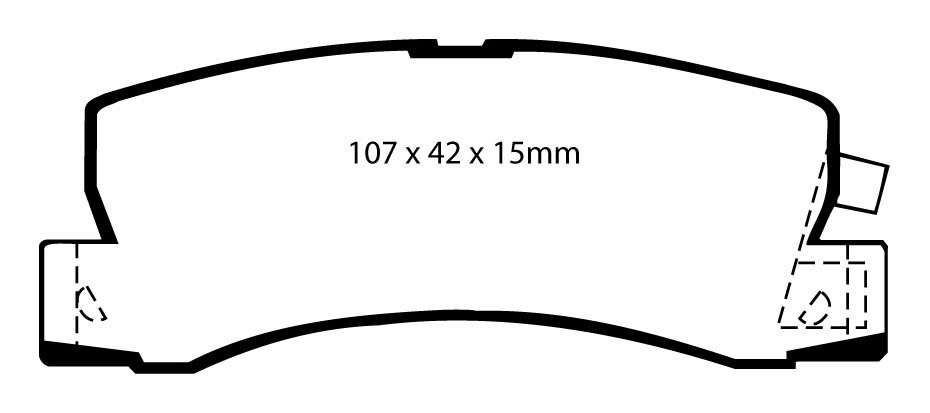 EBC Yellowstuff Brake pads rear