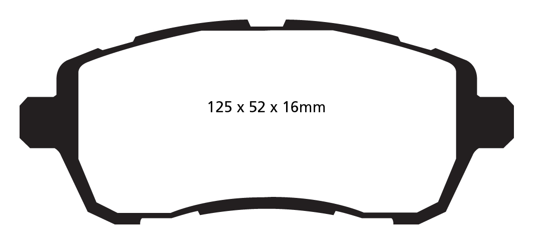 EBC Blackstuff Brake pads front