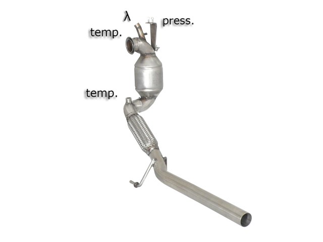 Ragazzon catalyst group N + Particulate filter replacement pipe group N