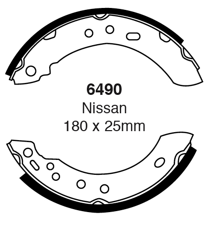 A6490 EBC Premium Bremsbacken