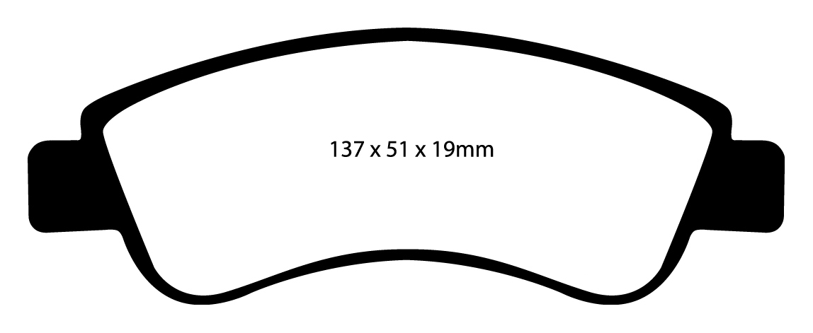 A1374 EBC Yellowstuff Bremsbeläge vorne