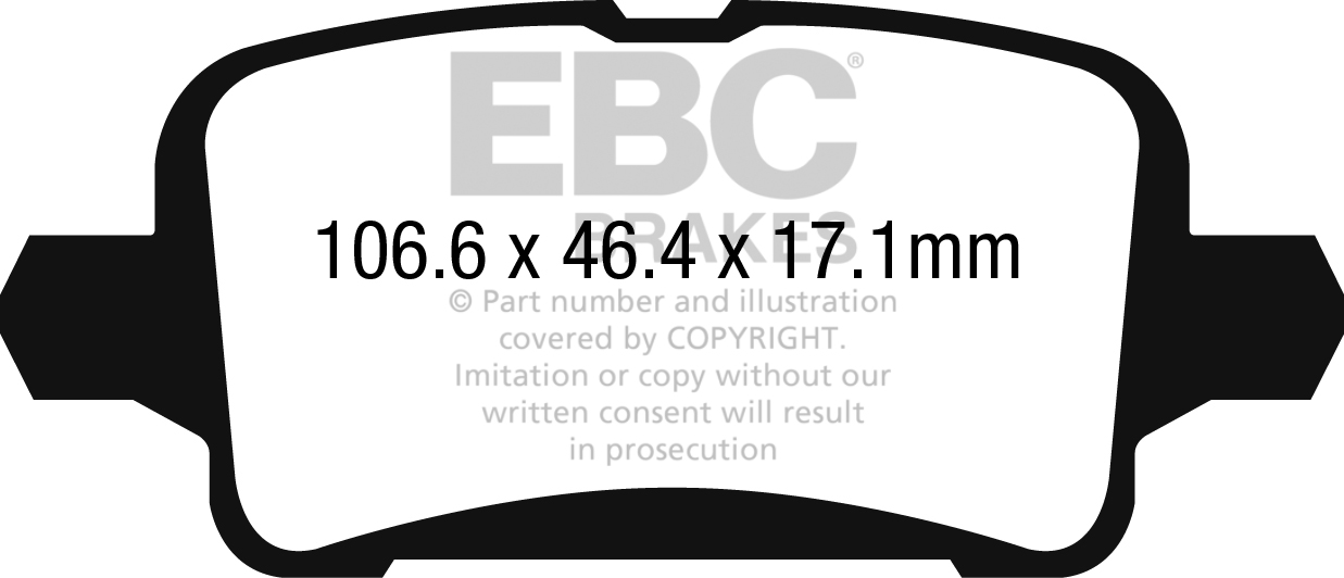 EBC Yellowstuff Bremsbeläge hinten