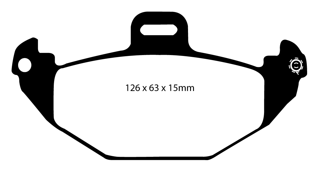 EBC Blackstuff Bremsbeläge hinten