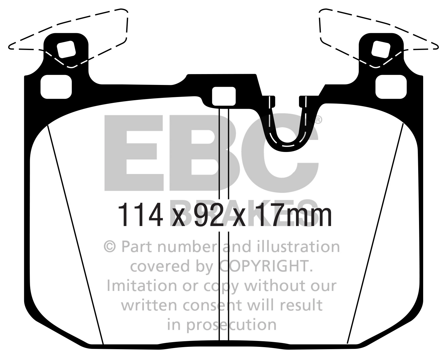 EBC Redstuff Brake pads front