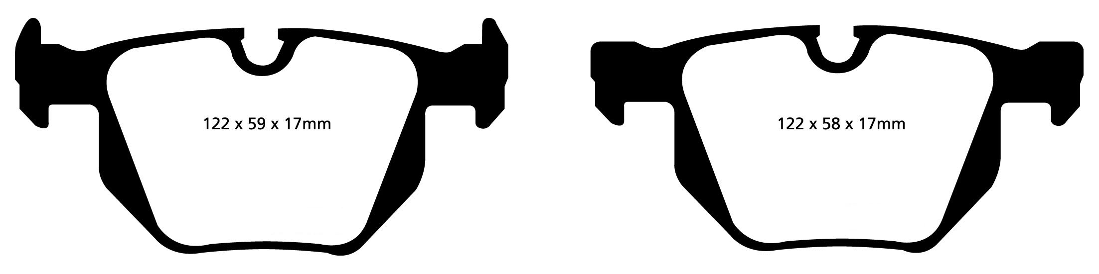 EBC Blackstuff Brake pads rear
