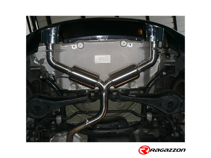 Ragazzon Duplex-Endschalldämpfer 1x 135x90mm oval Sport Line