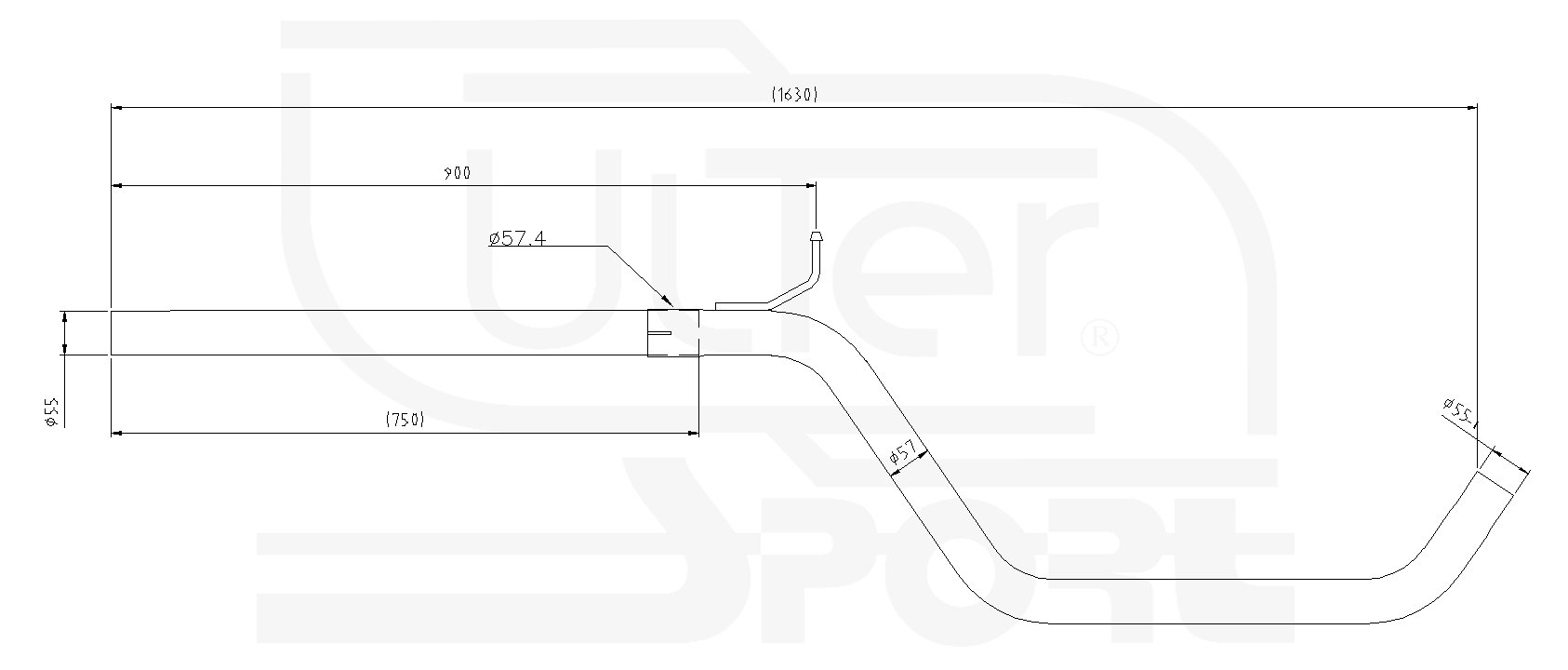 Ulter Sport Center pipe