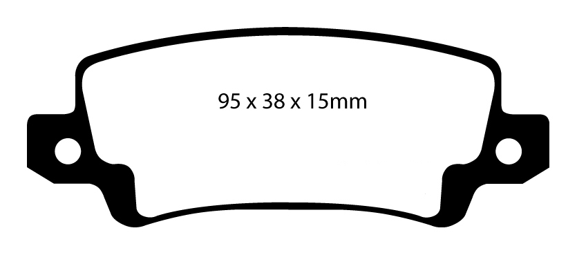 A1458 EBC Greenstuff Brake pads rear