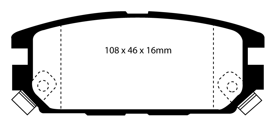 EBC Yellowstuff Brake pads rear