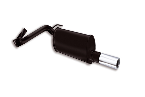 Asso Rear silencer 1x 90mm round