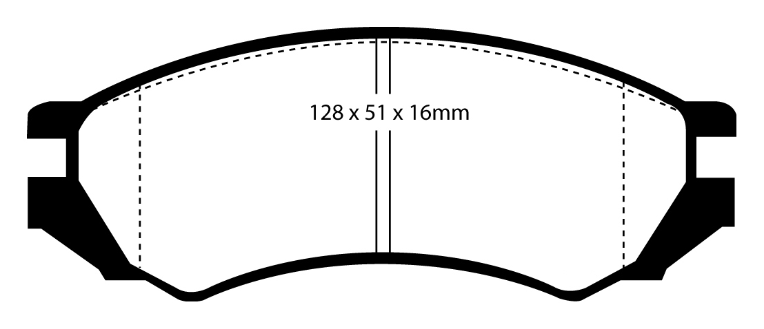 A0839 EBC Yellowstuff Brake pads front