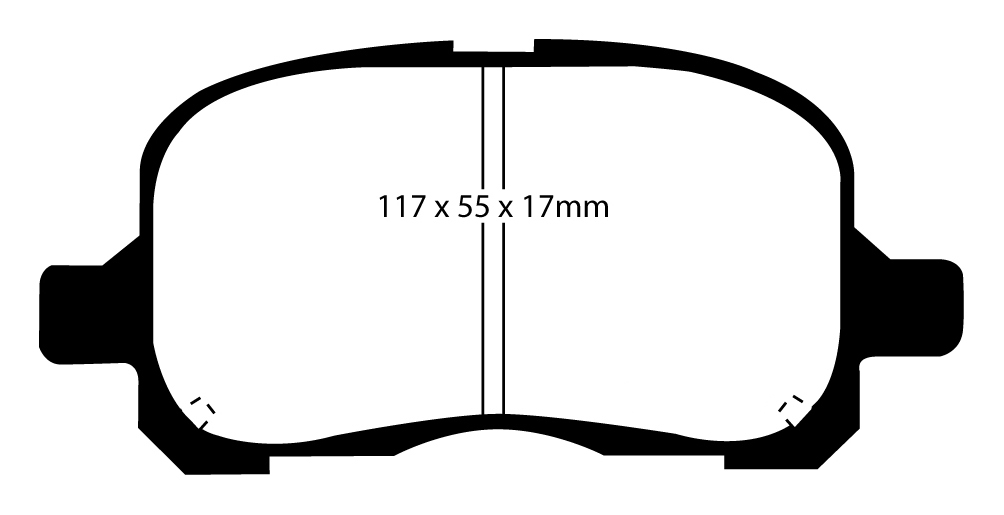 EBC Blackstuff Brake pads front
