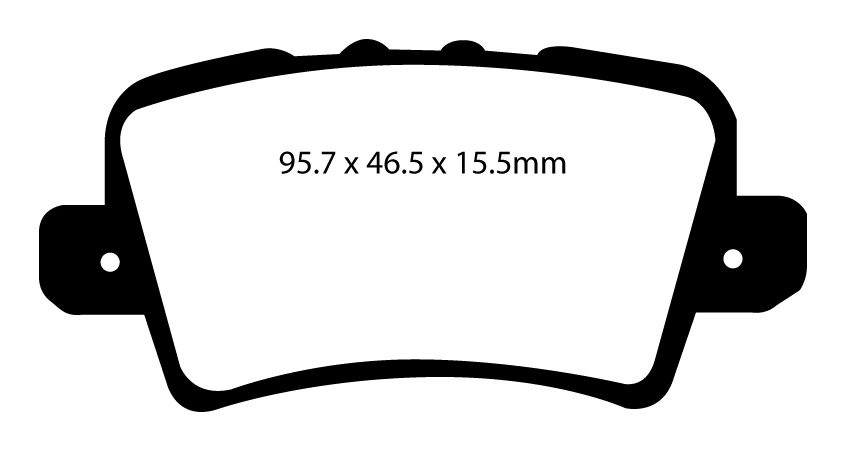EBC Blackstuff Bremsbeläge hinten