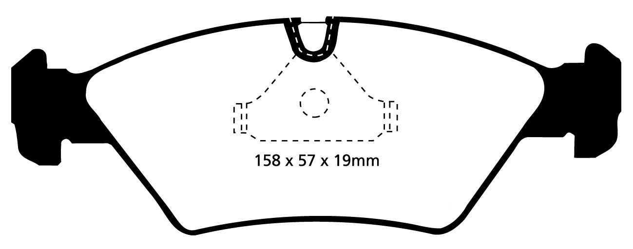 A0414 EBC Bluestuff NDX racing brake pads front