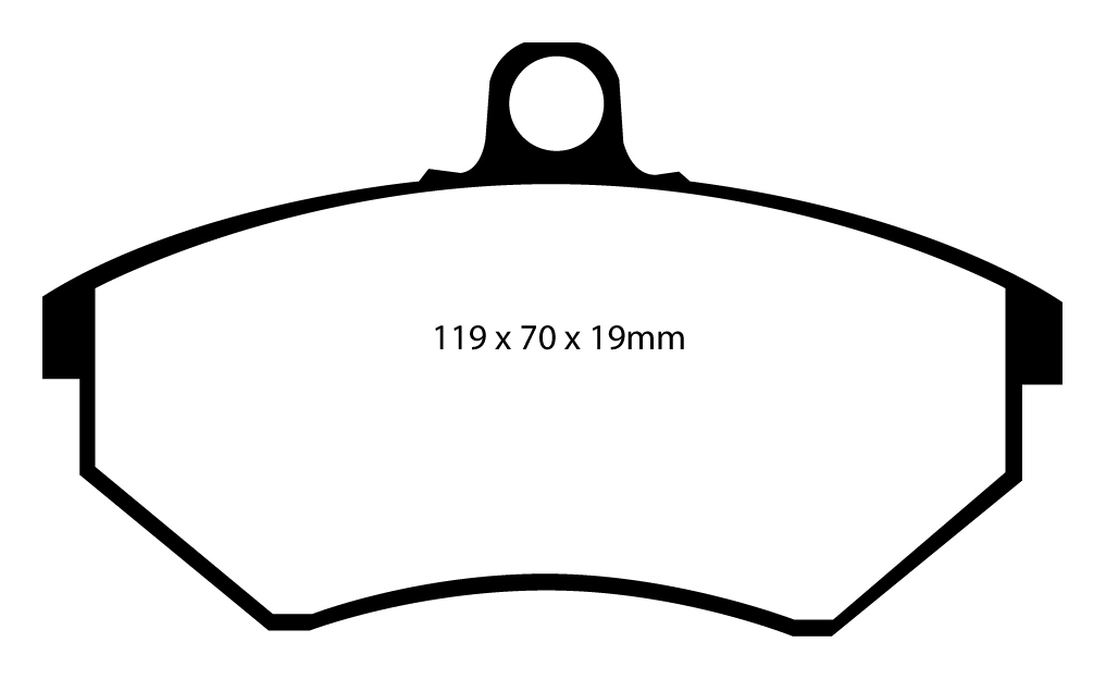 A0841_2 EBC Redstuff Brake pads front