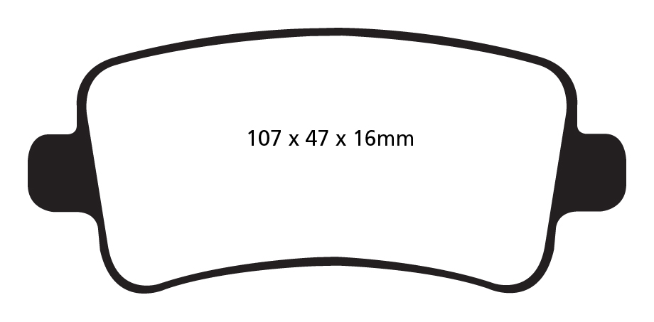 EBC Yellowstuff Brake pads rear