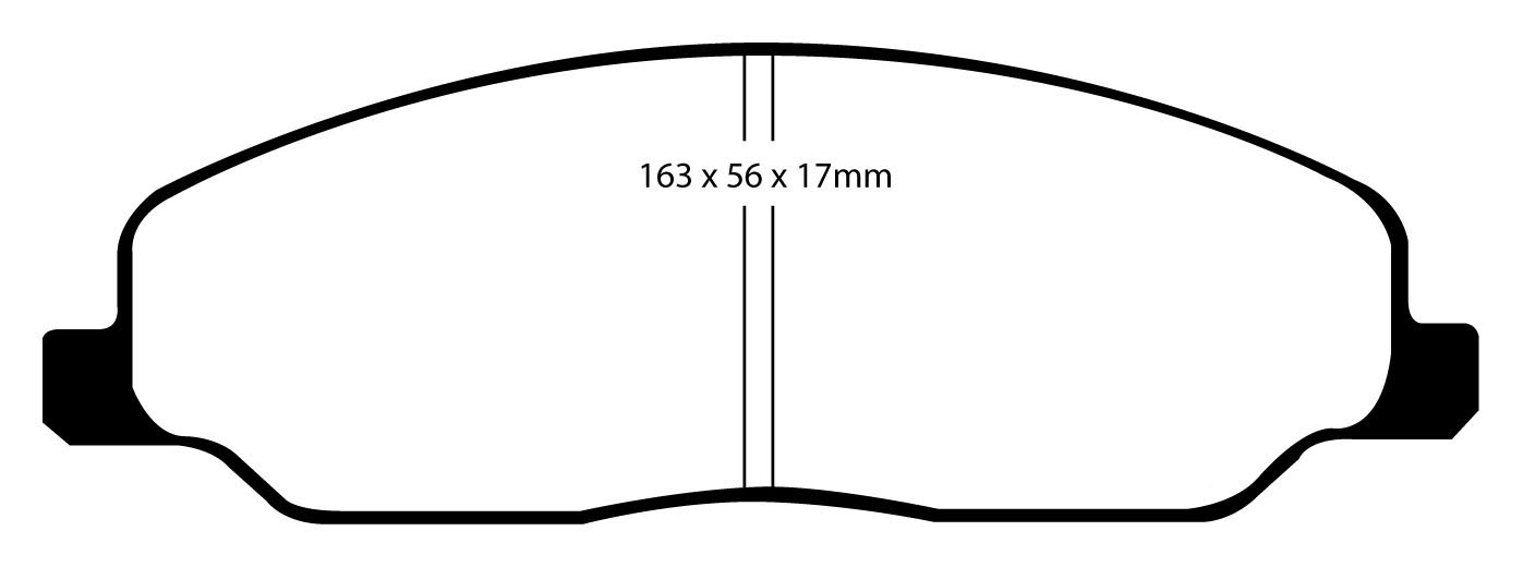 A1740 EBC Redstuff Brake pads front