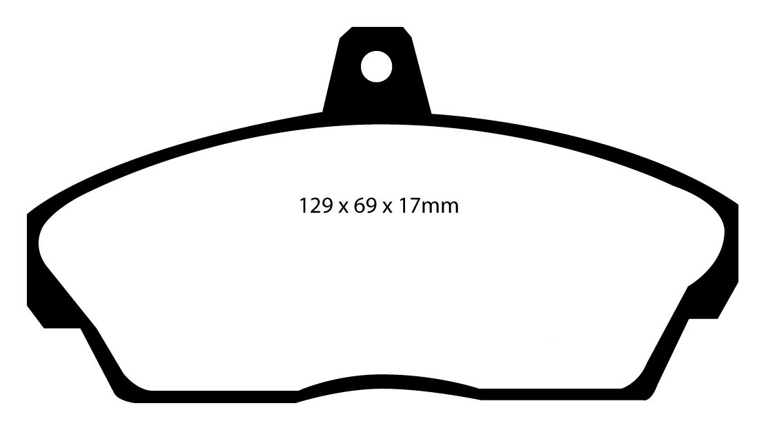 EBC Blackstuff Brake pads front