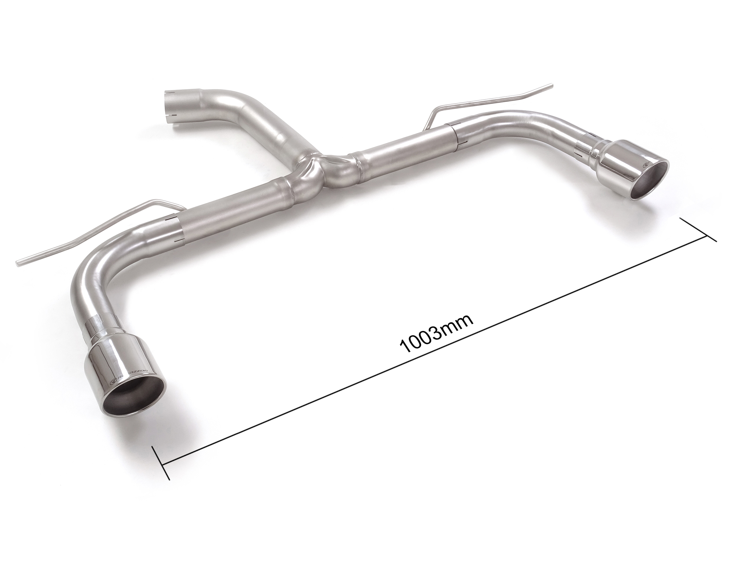 50-1028-61 Ragazzon Duplex rear silencer group N 1x 102mm round Sport Line