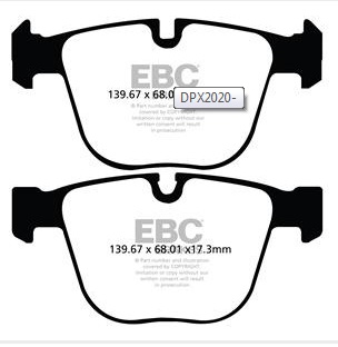 A2020 EBC Yellowstuff Bremsbeläge hinten