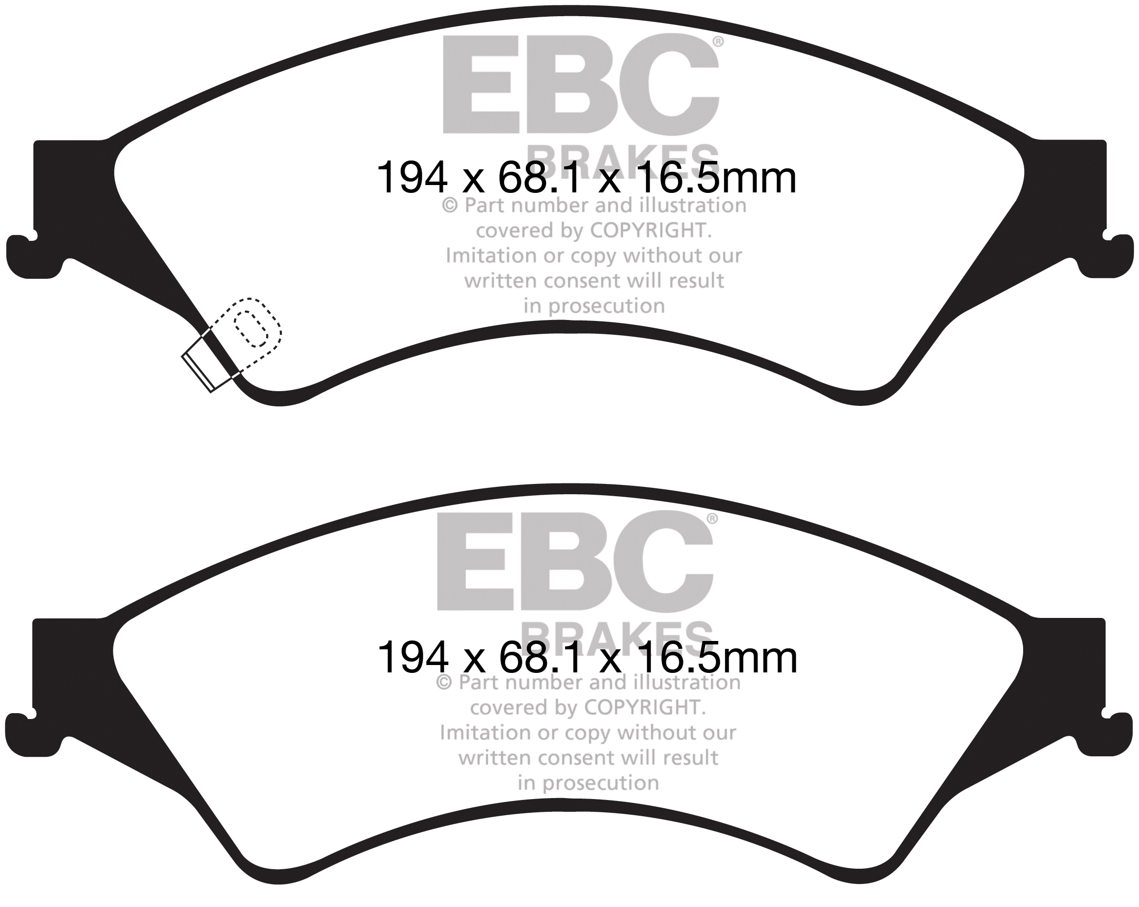 A2140 EBC Yellowstuff Bremsbeläge vorne