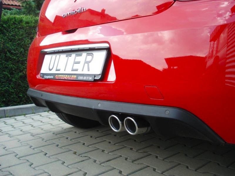 Ulter Sport Endschalldämpfer 2x 90mm rund