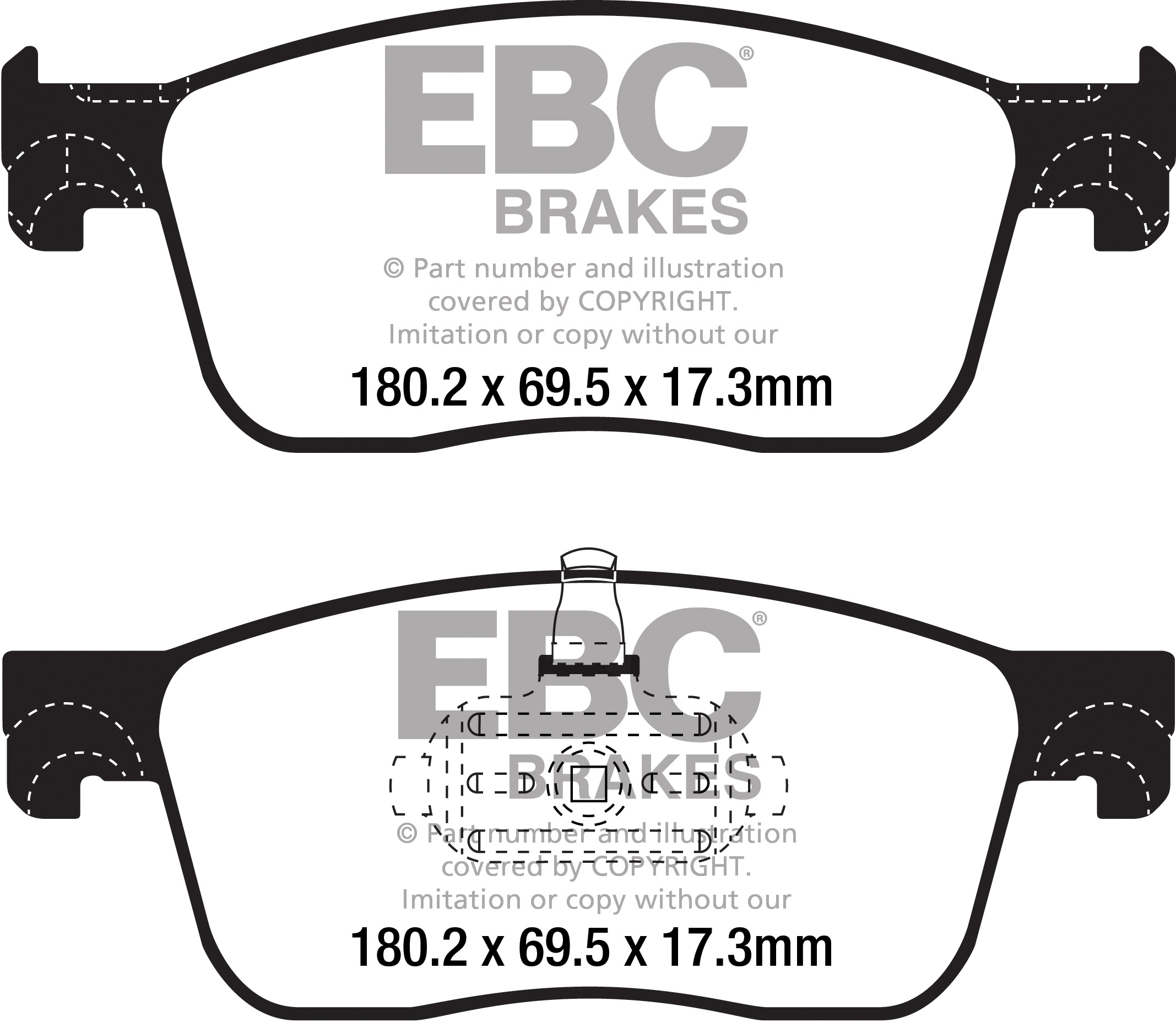 EBC Bluestuff NDX Rennbremsbeläge hinten