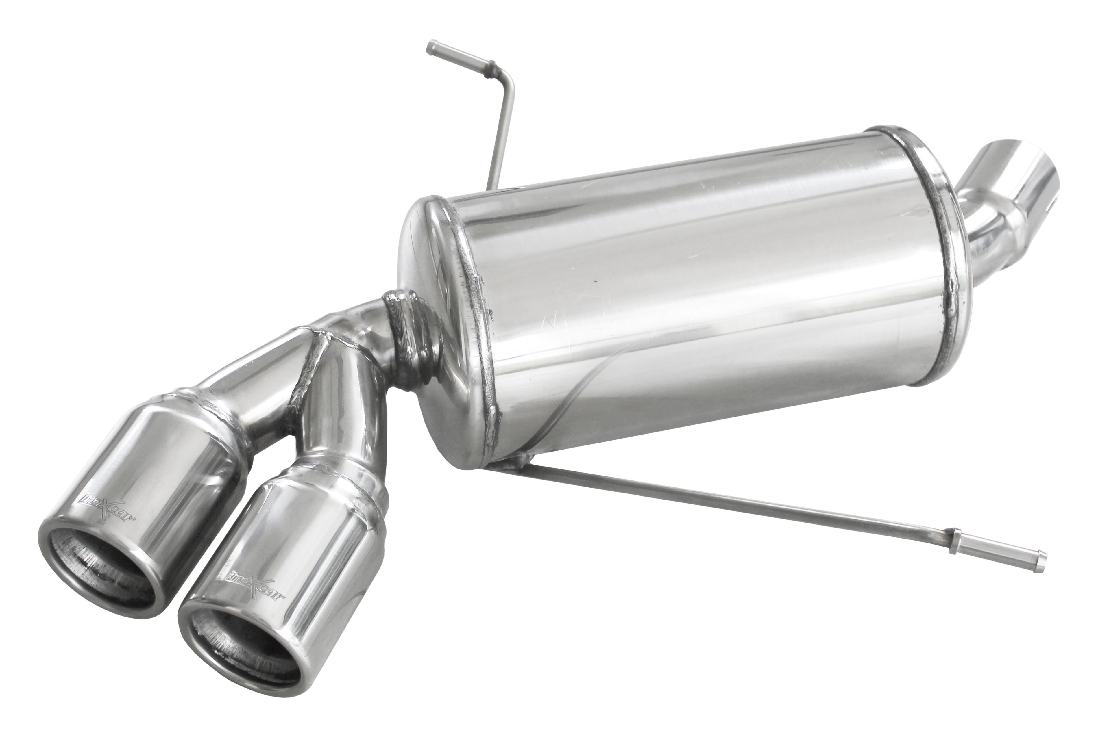 Inoxcar Rear silencer 2x 80mm round