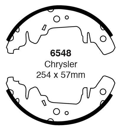 A6548 EBC Premium Bremsbacken