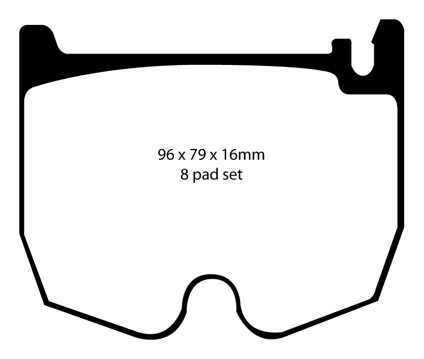 A1486 EBC Yellowstuff Brake pads front