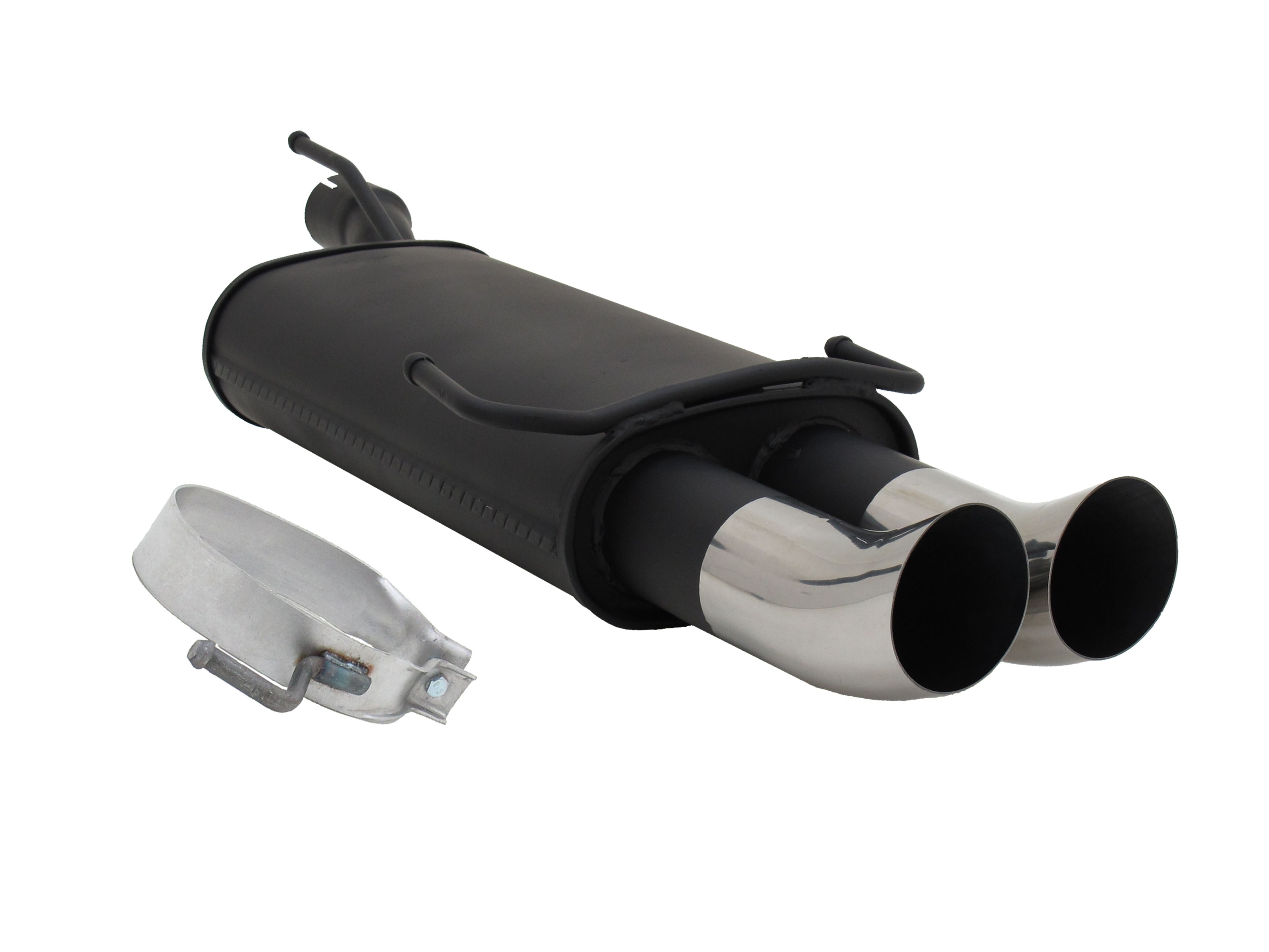 Novus rear silencer 2x 76mm DTM