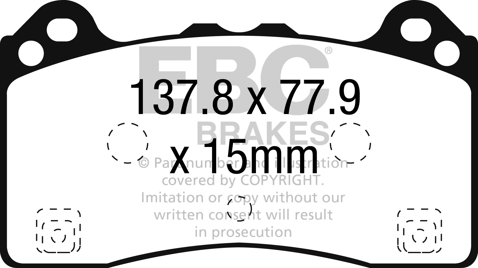 EBC Yellowstuff Brake pads front