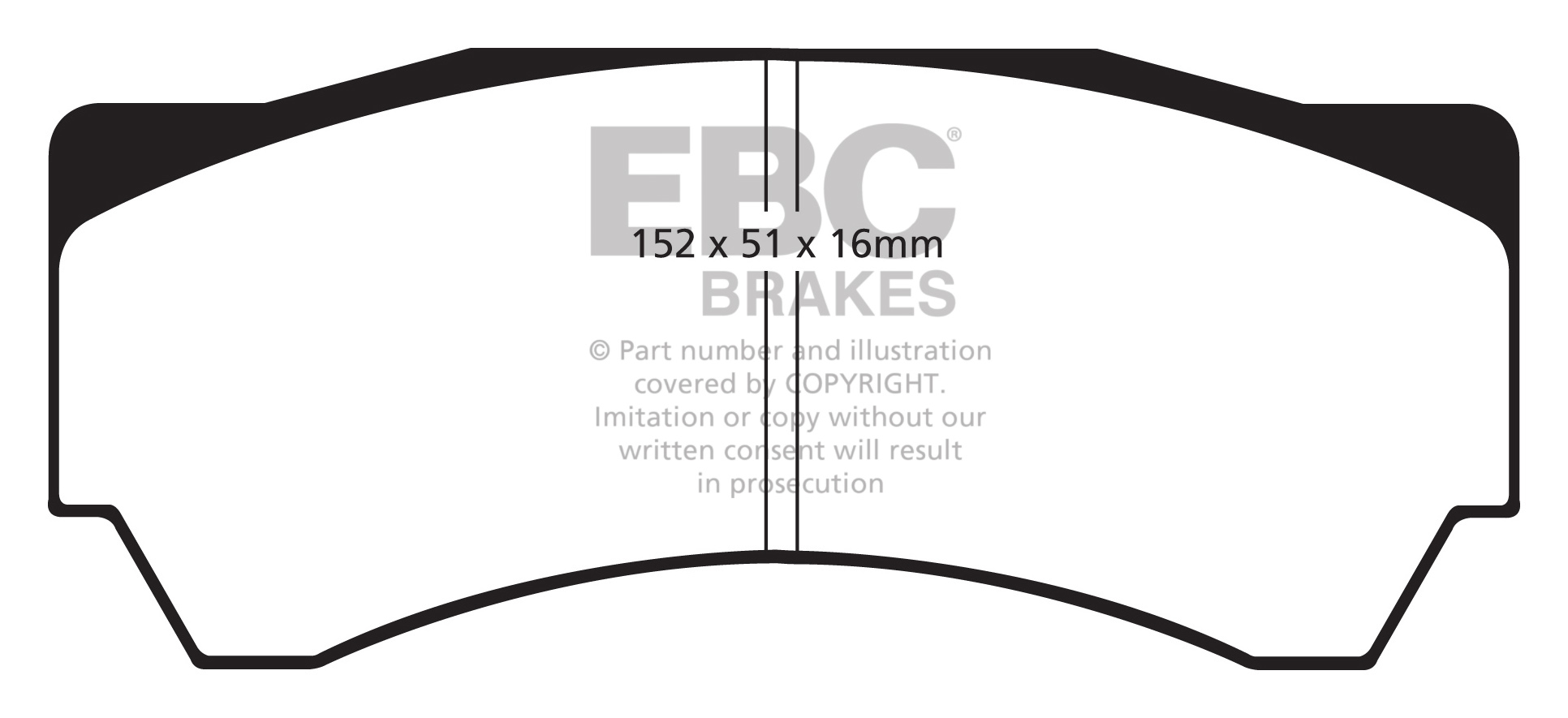 A0063 EBC racing brake pads RP1 front