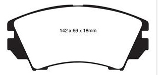 EBC Blackstuff Brake pads front
