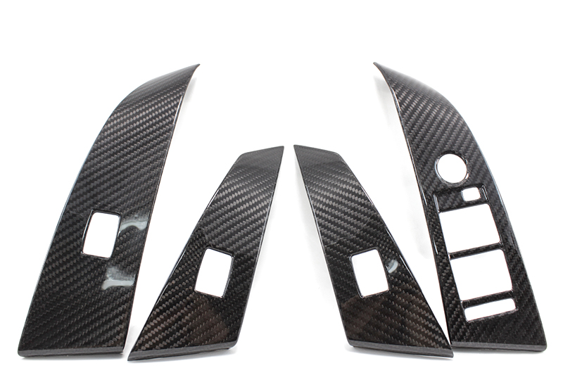 Carbon-fiber-BMW-E60-E61-window-switch-cover Koshi Carbon Fensterheber Verkleidung